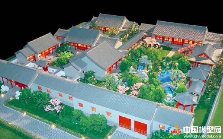 古建筑模型，古建沙盤模型