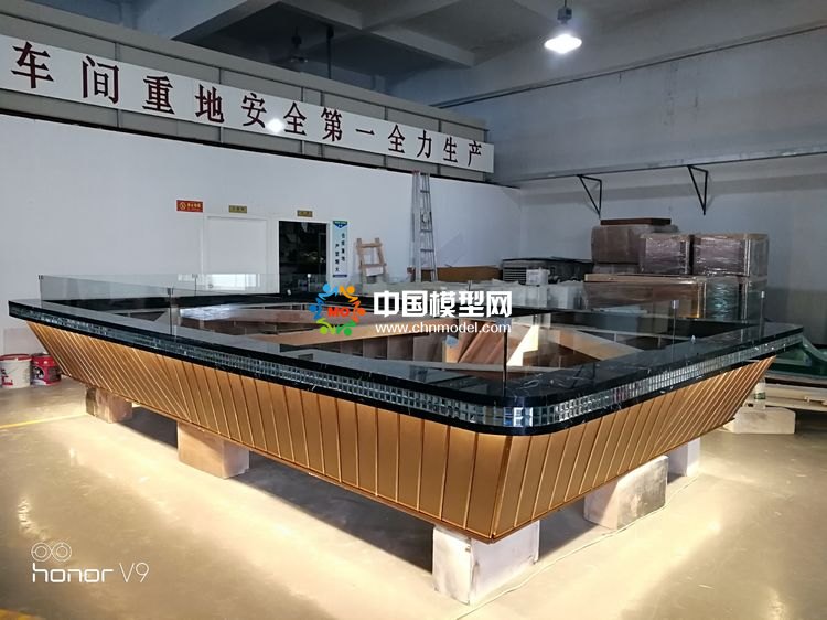 高檔樓盤模型底座，售樓部沙盤展臺（收藏）