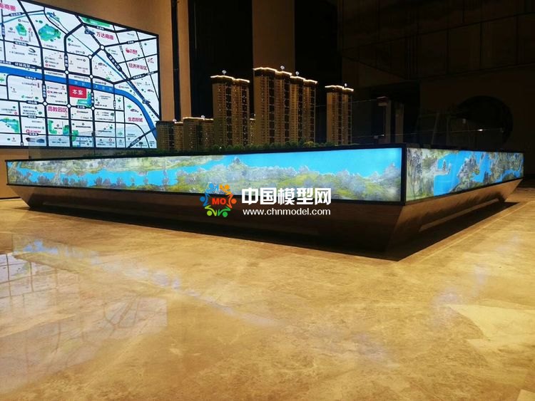 高檔樓盤模型底座，售樓部沙盤展臺（收藏）