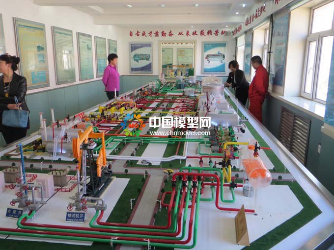 石油工程模型，油氣儲運(yùn)系列教學(xué)實訓(xùn)展覽模型