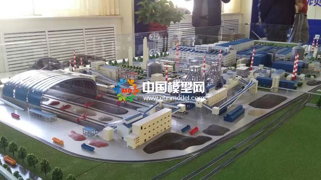 巨能特鋼廠區(qū)沙盤模型，新工藝新技術(shù)新材料新裝備實驗基地