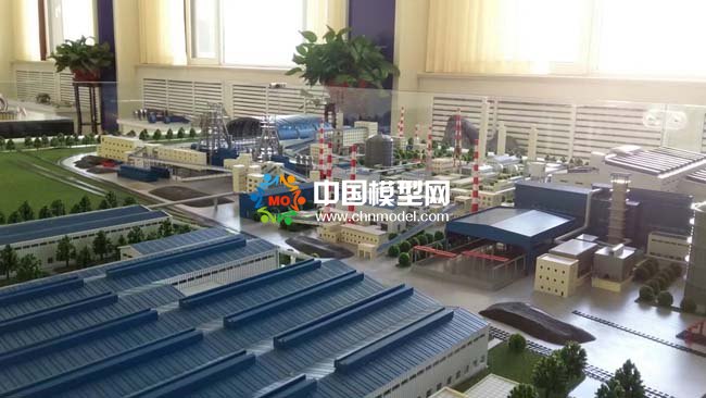 巨能特鋼廠區(qū)沙盤模型，新工藝新技術(shù)新材料新裝備實驗基地