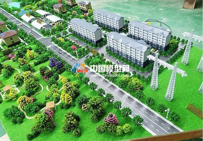 光伏電站應(yīng)用場景沙盤模型，太陽能光伏屋頂發(fā)電沙盤模型