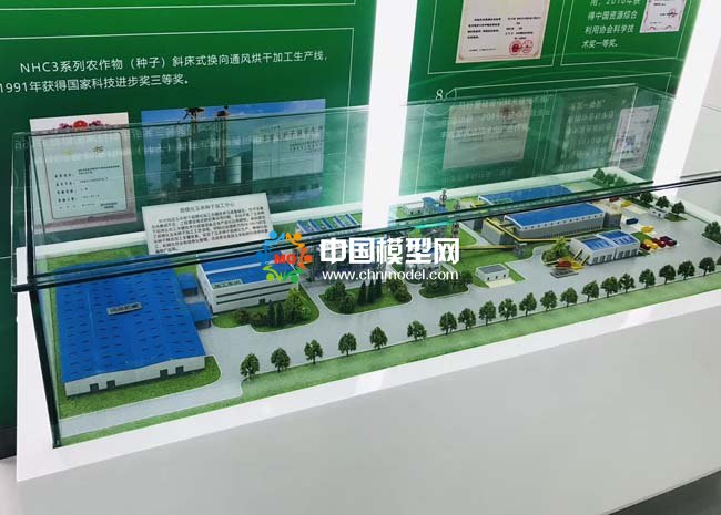 規(guī)?；衩追N子加工中心沙盤模型