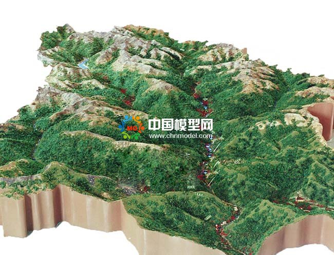 九寨溝風(fēng)景區(qū)沙盤(pán)模型