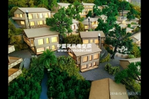 鄉(xiāng)伴攬樹山房建筑模型，展示沙盤模型